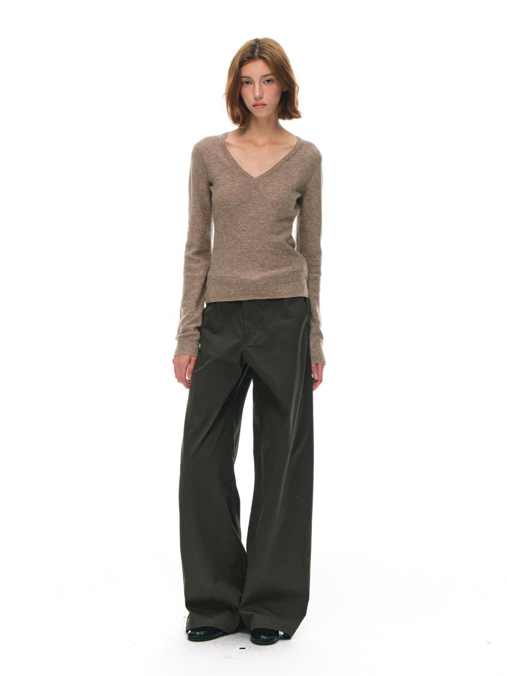 Country Moment 100 Percent Cotton Mid Rise Straight Zipper Fly Youth Casual Khaki Cargo Pants