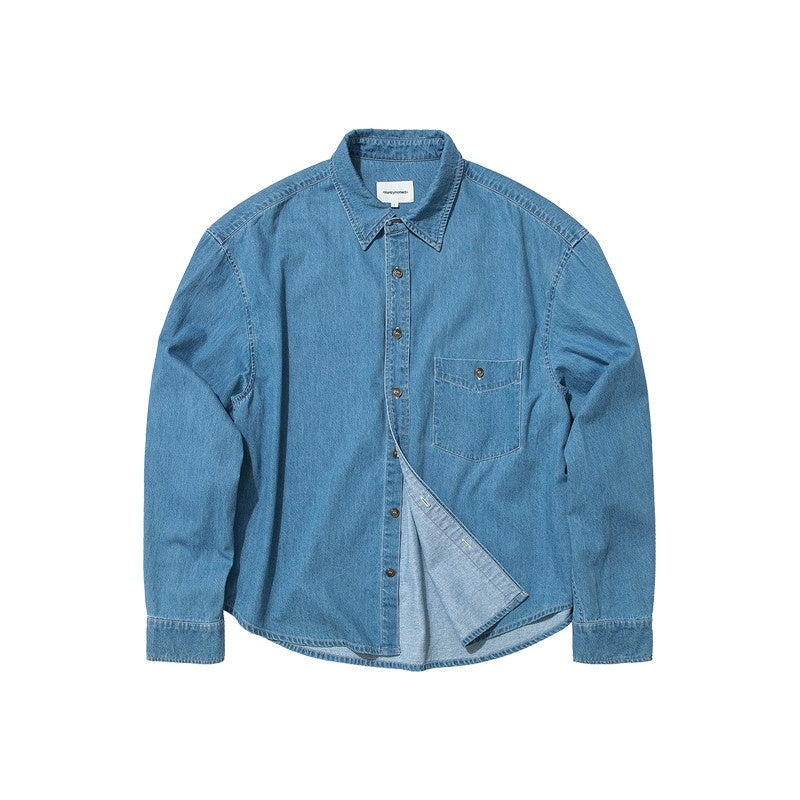 Country_Moment_Durable_Washed_Cropped_Loose_Fit_Long_Sleeve_Button_Collar_Unisex_Shirts_MISSTT