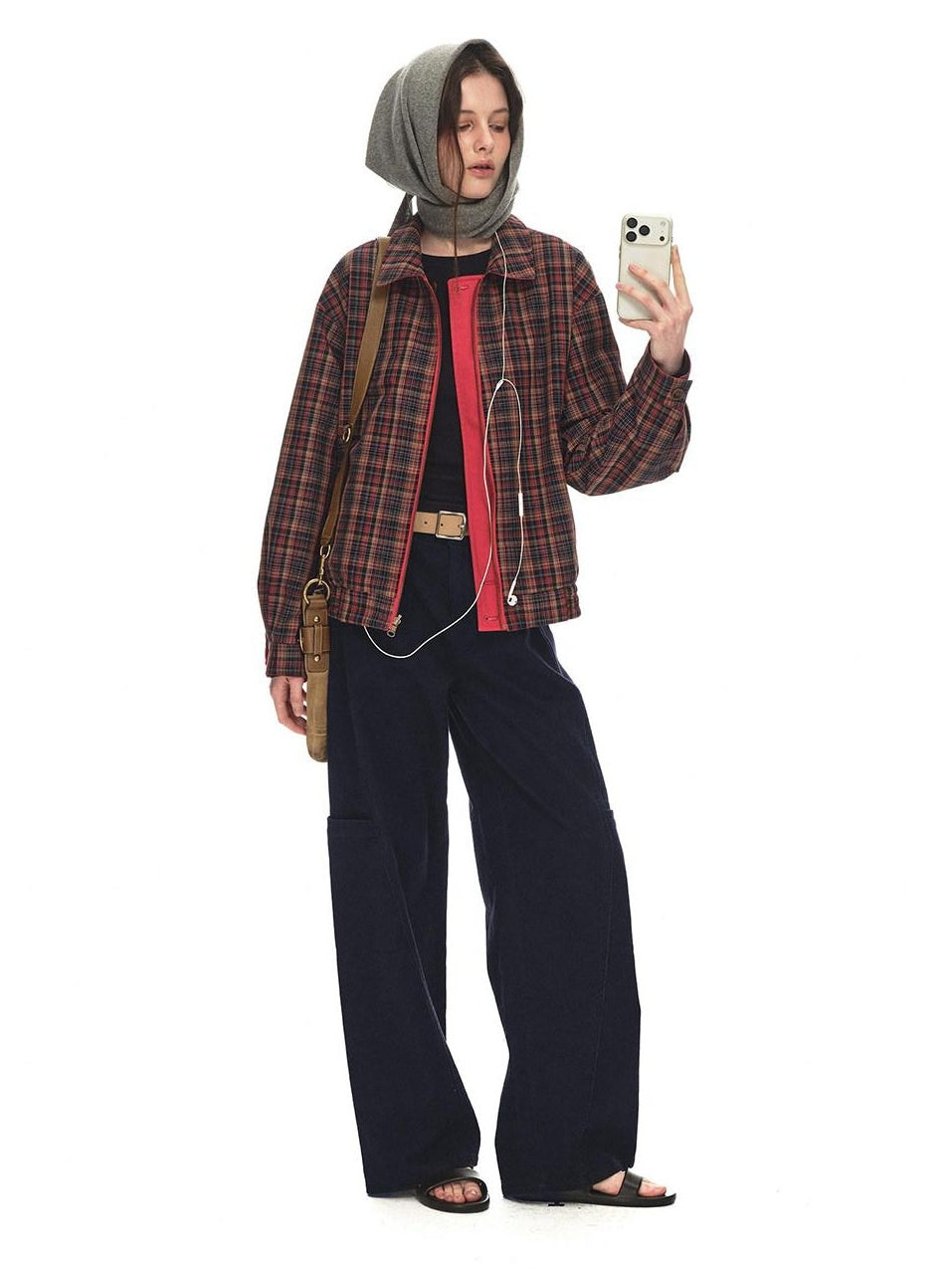 Country Moment Breathable Cotton Retro Wide Leg 3D Tailoring Youth Cargo Pants