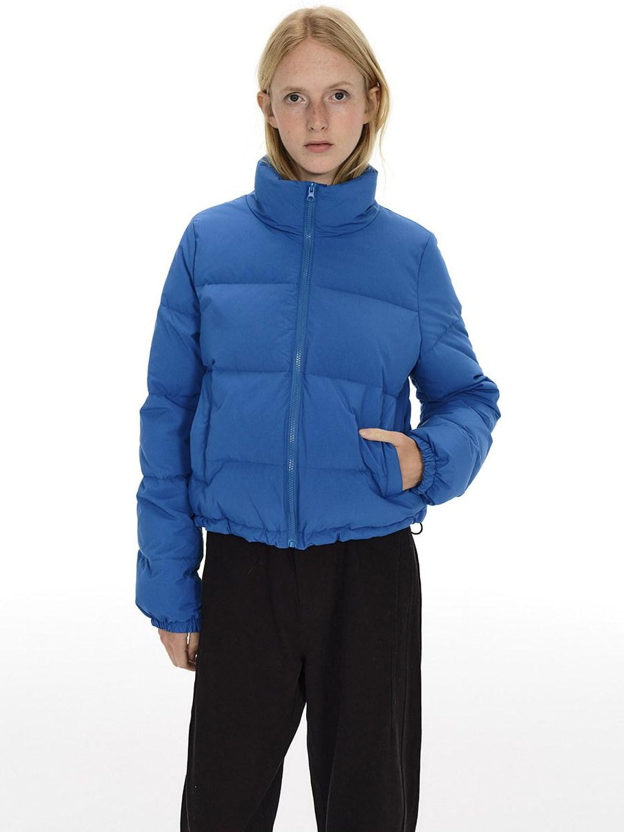 Country Moment 90 Percent White Duck Down 650Fp Nylon Short Boxy Zipper Women City Down Jackets