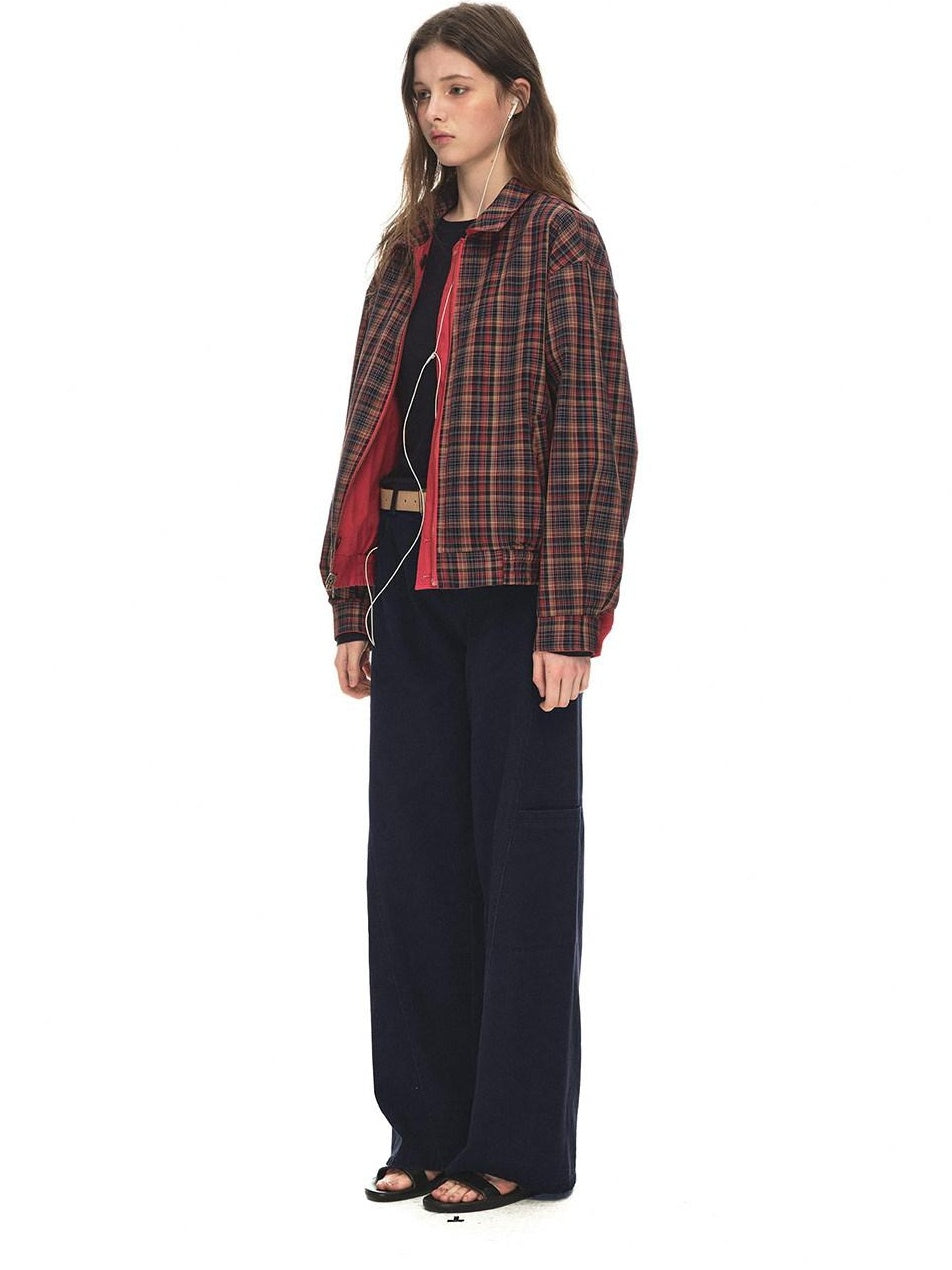 Country Moment Breathable Cotton Retro Wide Leg 3D Tailoring Youth Cargo Pants
