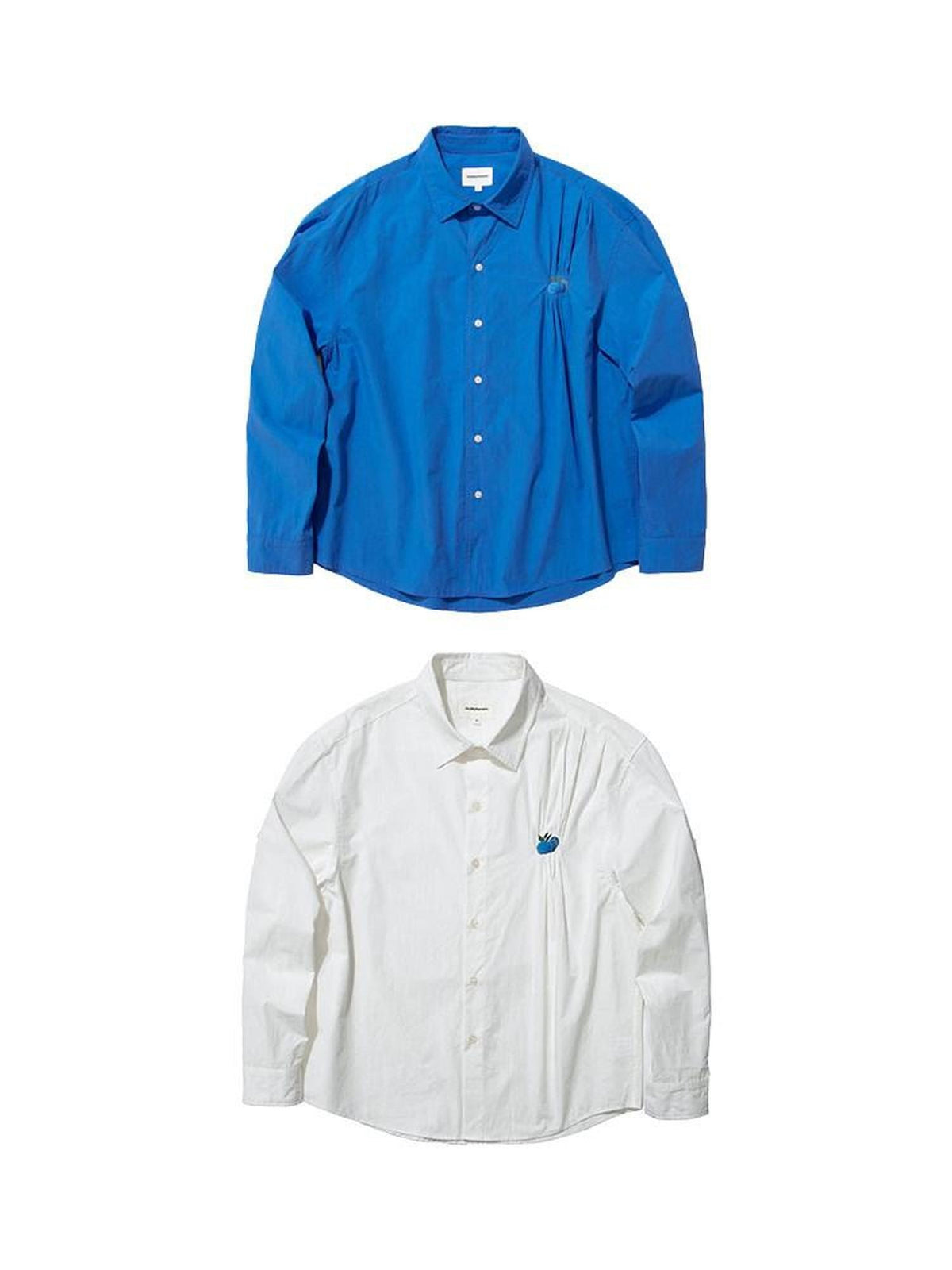 Country Moment Soft 100% Cotton Loose Fit Collared Button Youth Casual American Solid Shirts