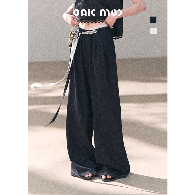 7_OAKMOO_Lyocell_Linen_Breathable_Casual_Natural_Waist_Straight_Navy_White_Wide_Leg_Pants_MISSTT