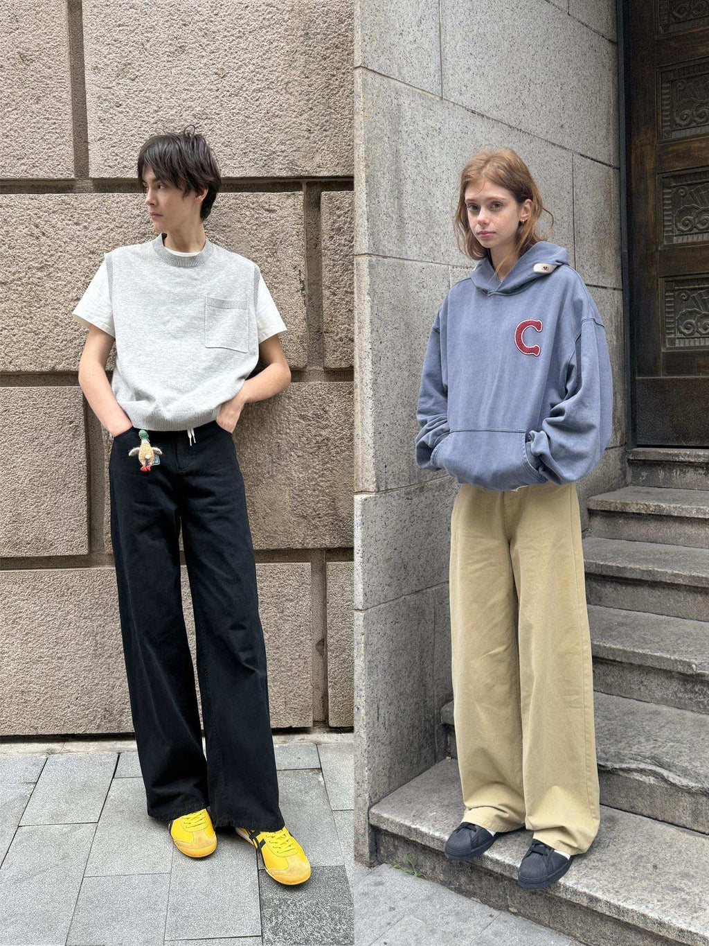 Country Moment Cotton Mid Rise Straight Fit American Casual Youth Khaki Black Straight Pants