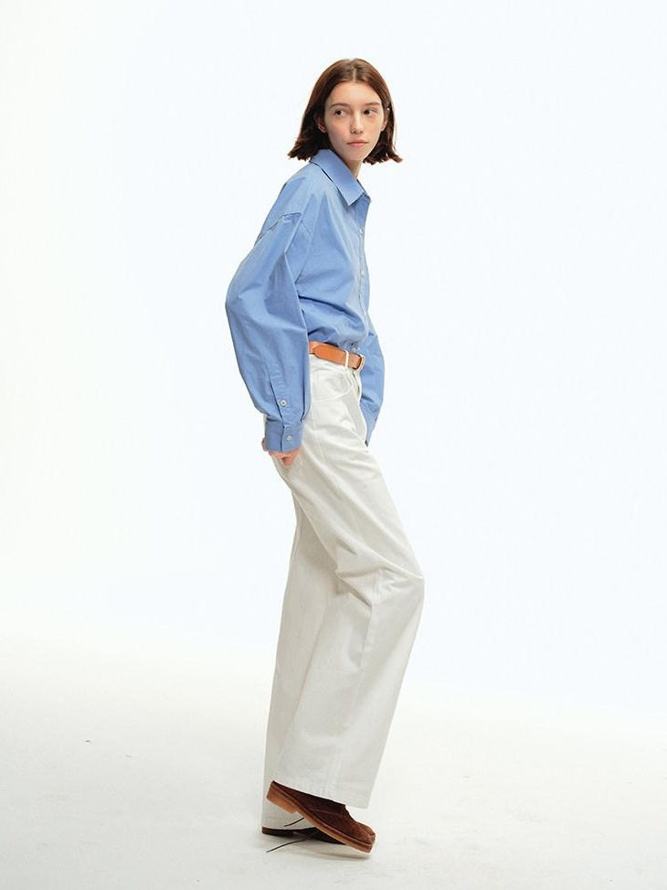 Country Moment 100 Percent Cotton Mid Rise Zip Fly Youth Casual Solid Straight Pants