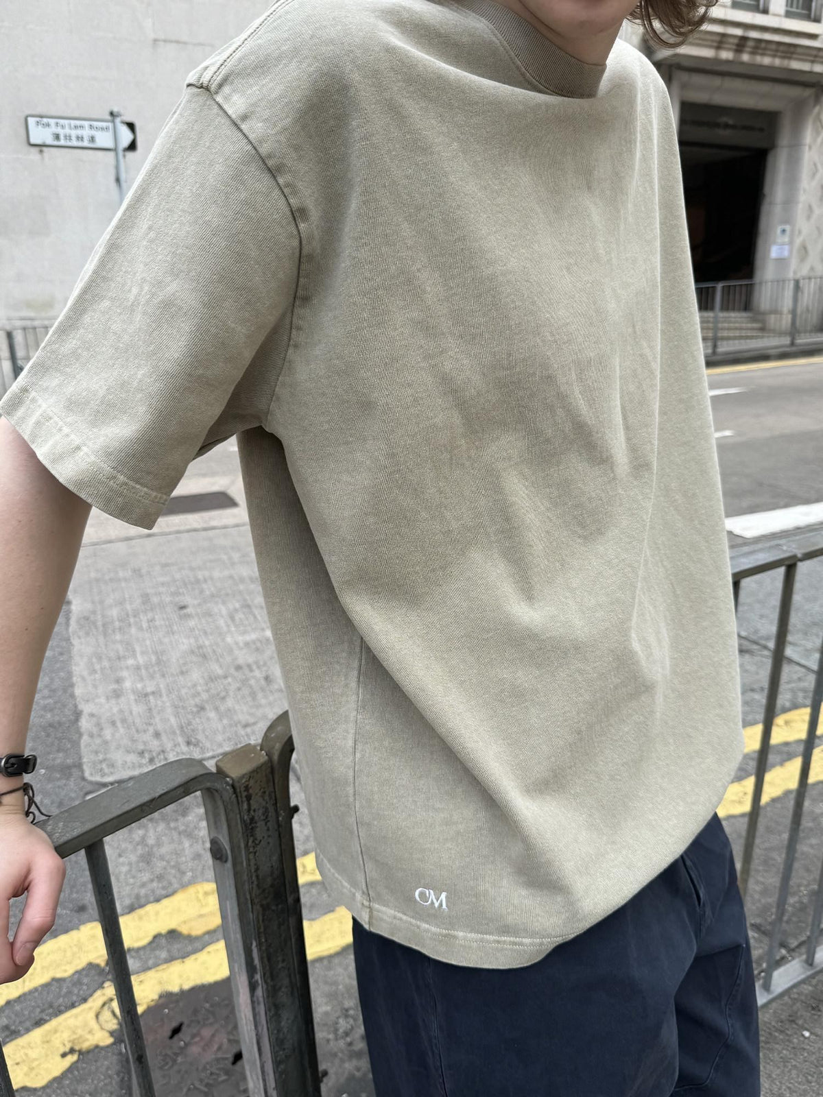 Country Moment Breathable Cotton Washed Loose Fit Round Neck Teen Plain Short Sleeve T-Shirts