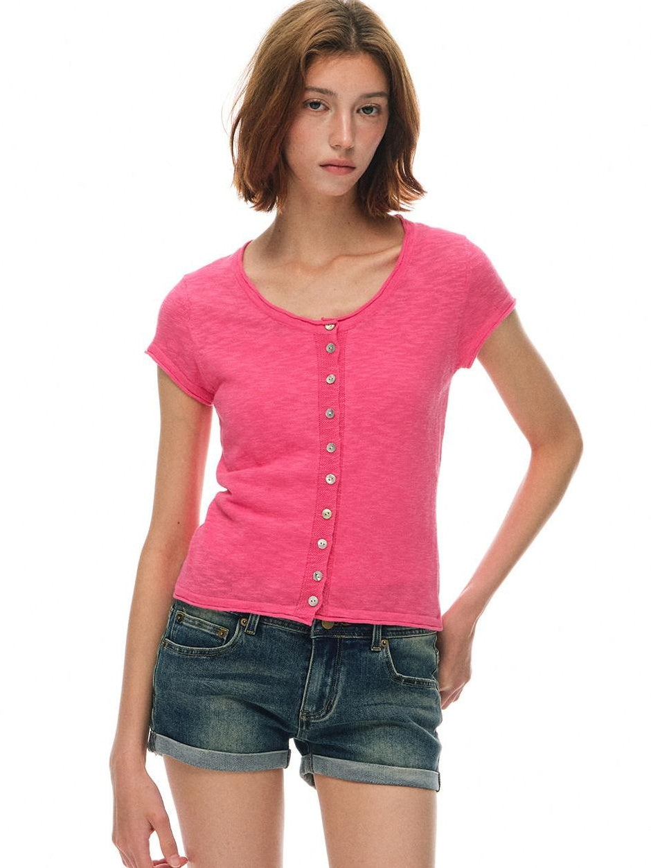 Country Moment Cooling Bamboo Cotton Slim Fit Crew Neck Women Casual Short Sleeve T-Shirts