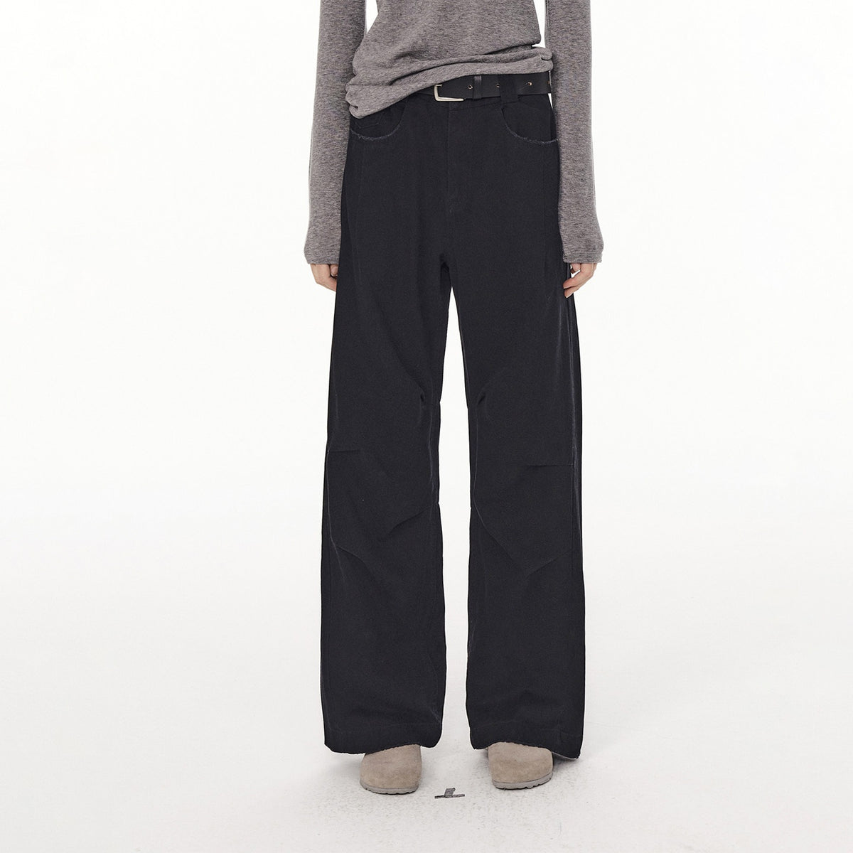Country_Moment_Pure_Cotton_Wide_Leg_Button_Fly_Loose_Casual_Black_Gray_Navy_Straight_Pants_MISSTT