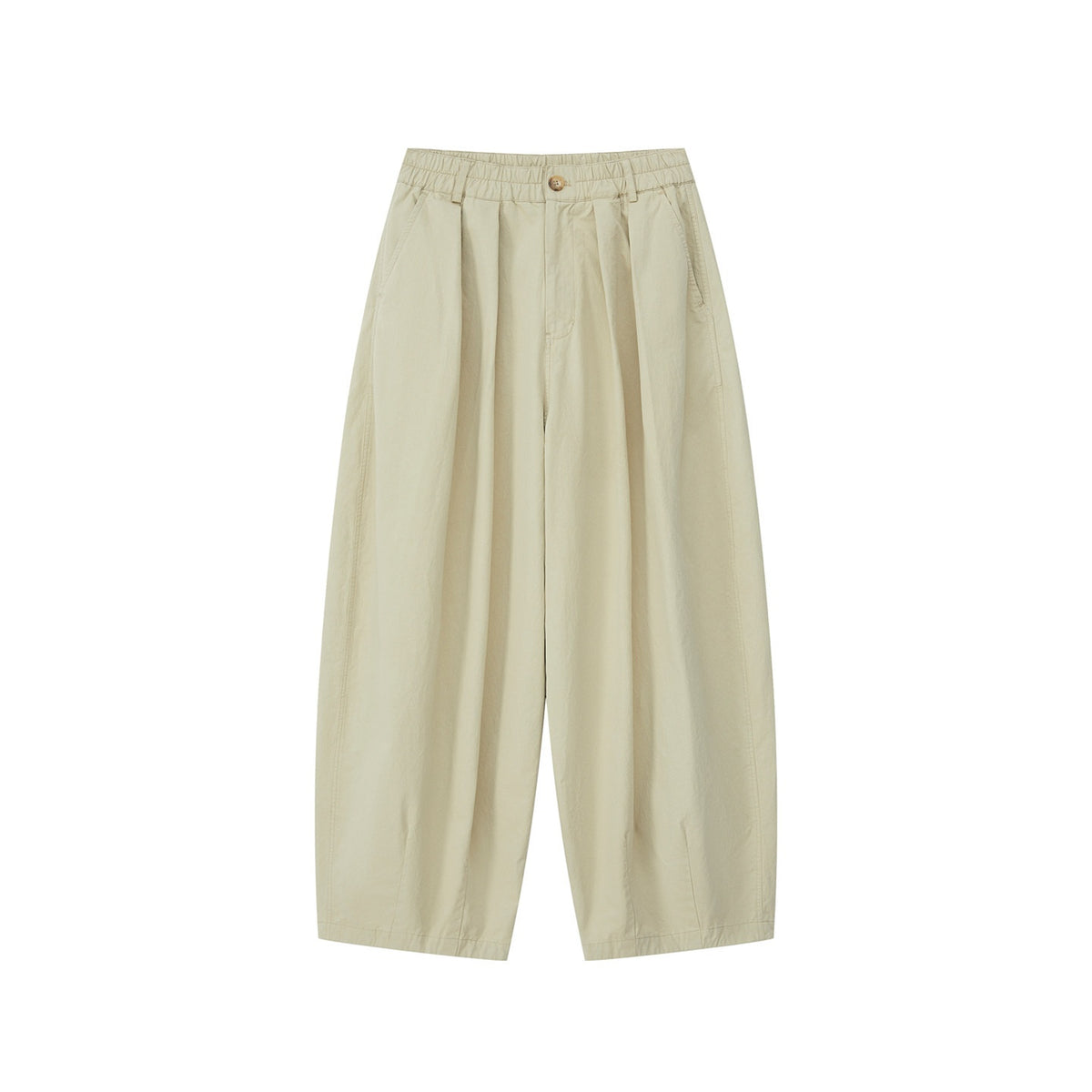 Country_Moment_Soft_Cotton_Khaki_Pleated_Zipper_Mid_Waist_Balloon_Casual_Wide_Leg_Pants_MISSTT