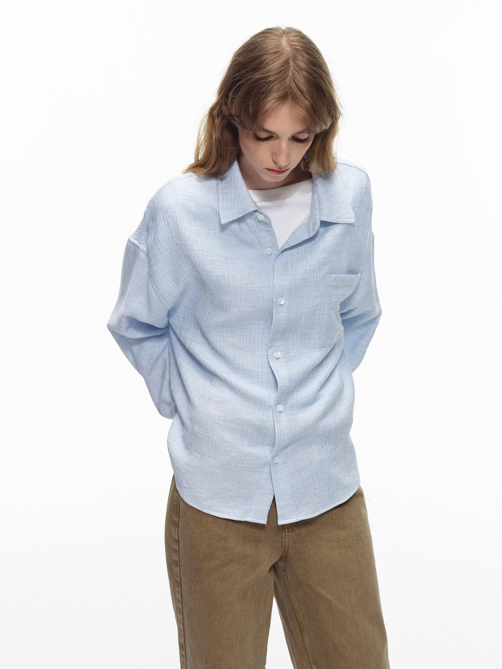 Country Moment Soft Viscose Mix Long Sleeve Button Collared American Fit Unisex Everyday Shirts
