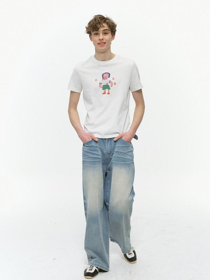 Country Moment 100 Percent Cotton Loose Fit Printed Unisex Short Sleeve T-Shirts