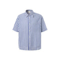Country_Moment_Cotton_Blend_Blue_White_Striped_Square_Neck_Relaxed_Fit_Teen_Short_Sleeve_Shirts_MISSTT