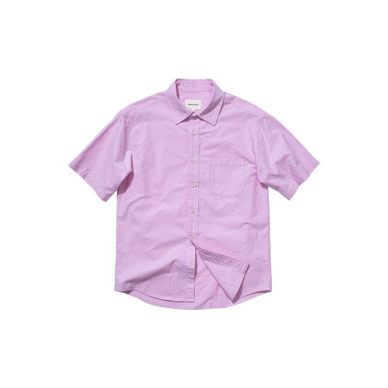 Country_Moment_Durable_100_Percent_Cotton_Loose_Fit_Short_Sleeve_Collared_Unisex_Solid_Shirts_MISSTT