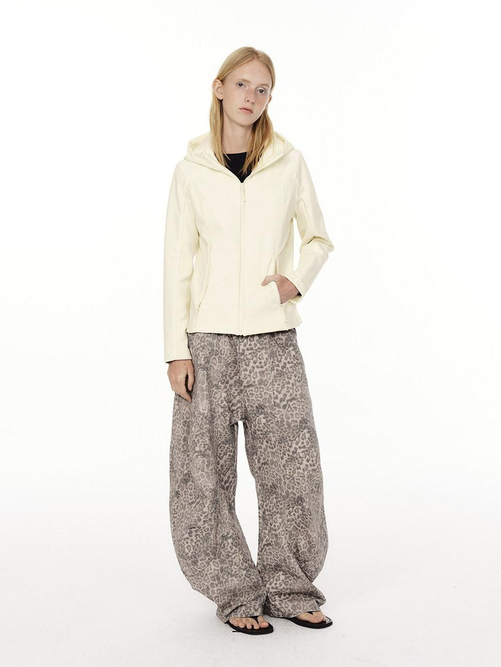 Country Moment 95% White Duck 700Fp Patchwork Hooded Short Loose Women Commuter Down Jackets