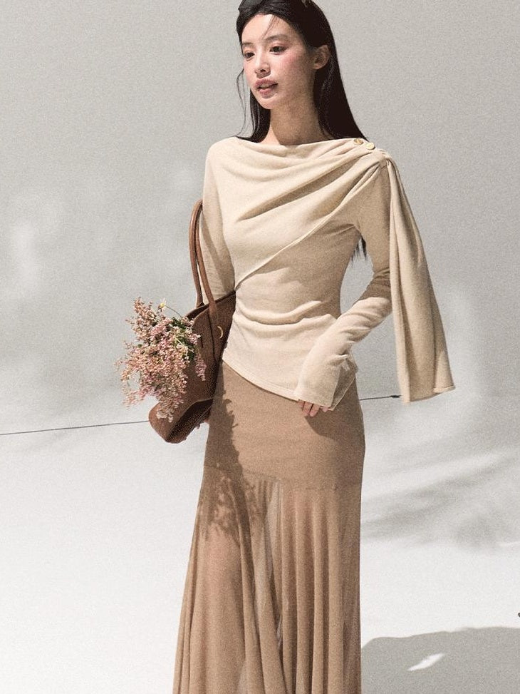 7 OAKMOO Soft Wrap Style Casual Slim Fit Women Cotton Viscose Blend Pullover Sweaters