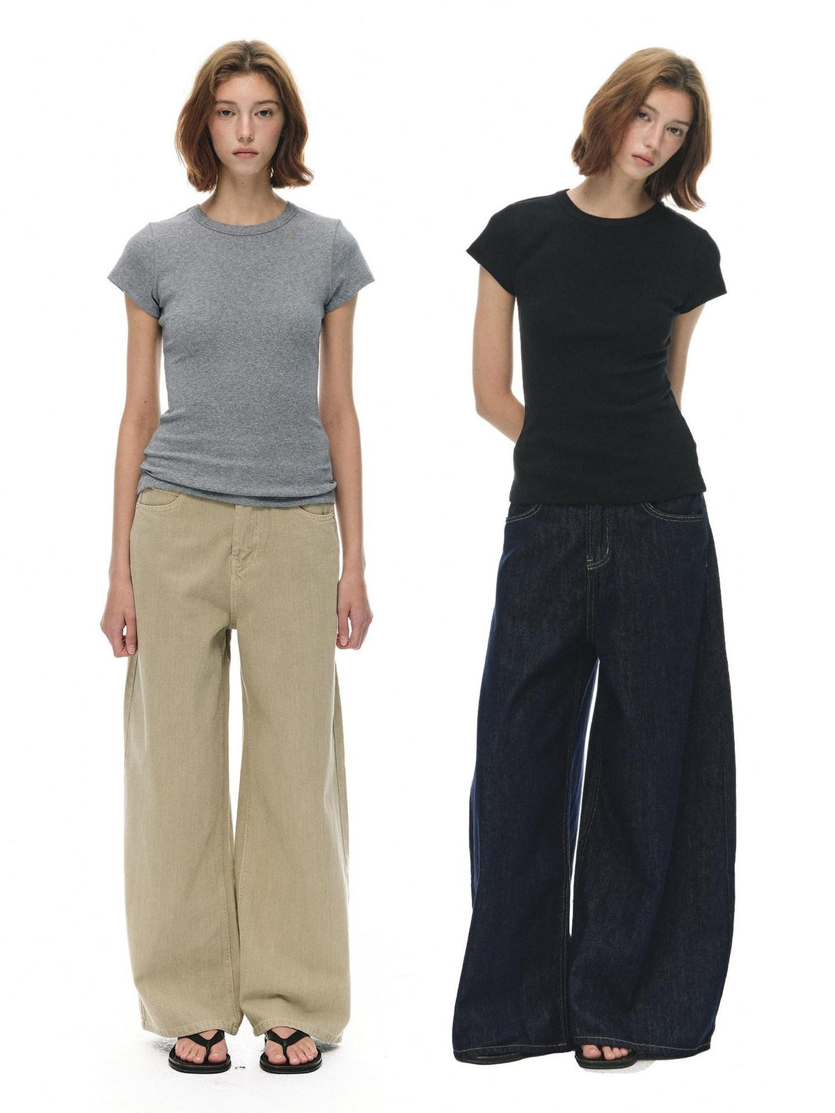 Country Moment Cooling Breathable Cotton Slim Crew Neck American Women Short Sleeve T-Shirts