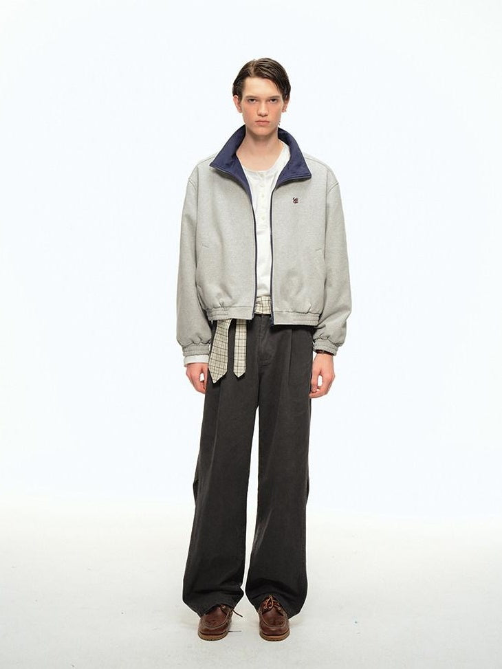 Country Moment Soft Cotton Mid Rise Loose Fit Zip Fly Unisex Everyday Casual Straight Pants