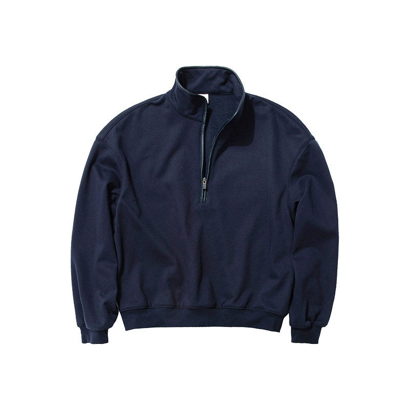 Country_Moment_Soft_Cotton_Blend_Stand_Collar_Half_Zip_American_Youth_Casual_Navy_Sweatshirt_MISSTT