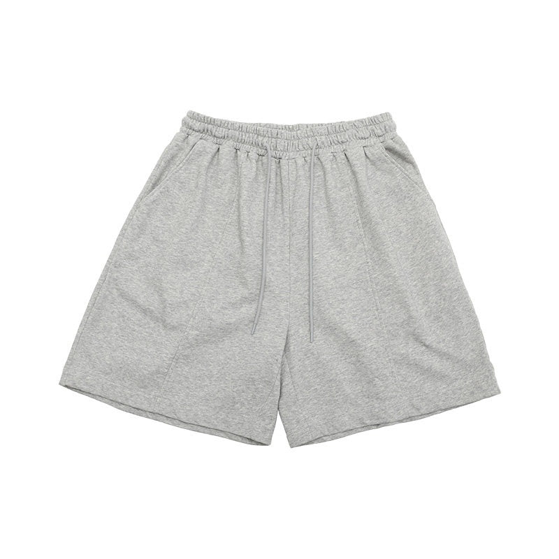 Country_Moment_Cotton_Blend_Slight_Stretch_Loose_Mid_Waist_Daily_Casual_Grey_Mid-Length_Shorts_MISSTT