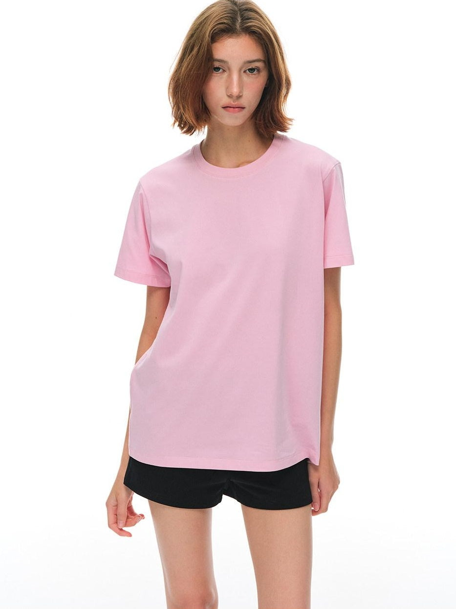 Country Moment Cooling Antibacterial Uv Cotton Blend Loose Casual Womens Short Sleeve T-Shirts