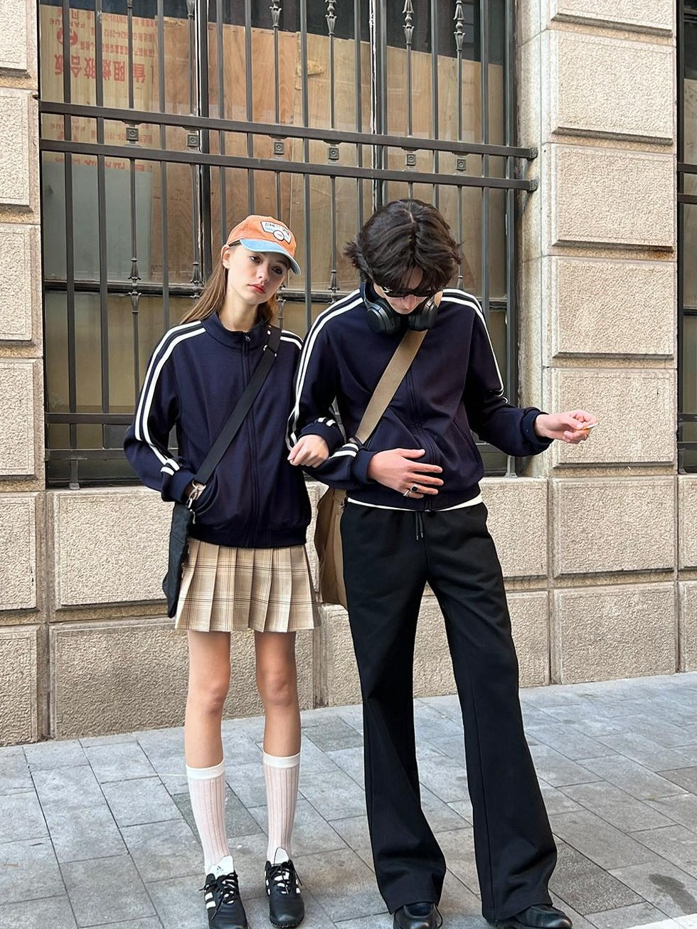 Country Moment High Waist Vintage Pleated A Line Khaki Plaid Casual Youth Polyester Mini Skirts