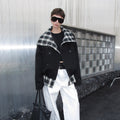 CasseSango_Insulated_Patchwork_Relaxed_High_Collar_Plaid_Men_Black_Puffer_Jackets_MISSTT