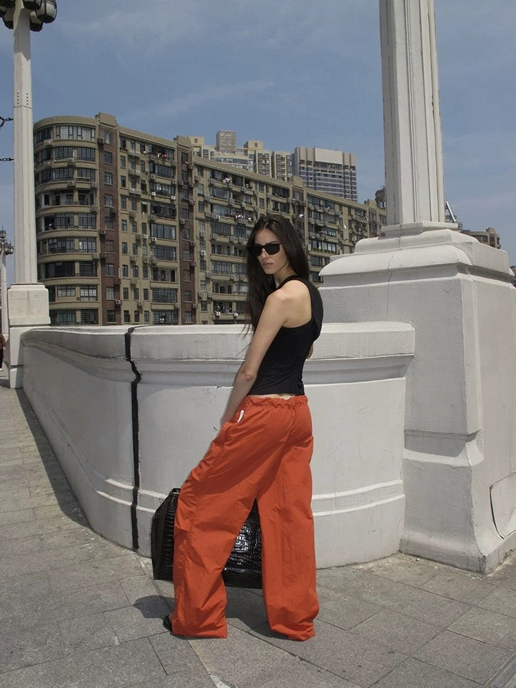 LoalaOffice Backless Cotton Stretch Straight Fit Original Pullover Women Tank Top Tops