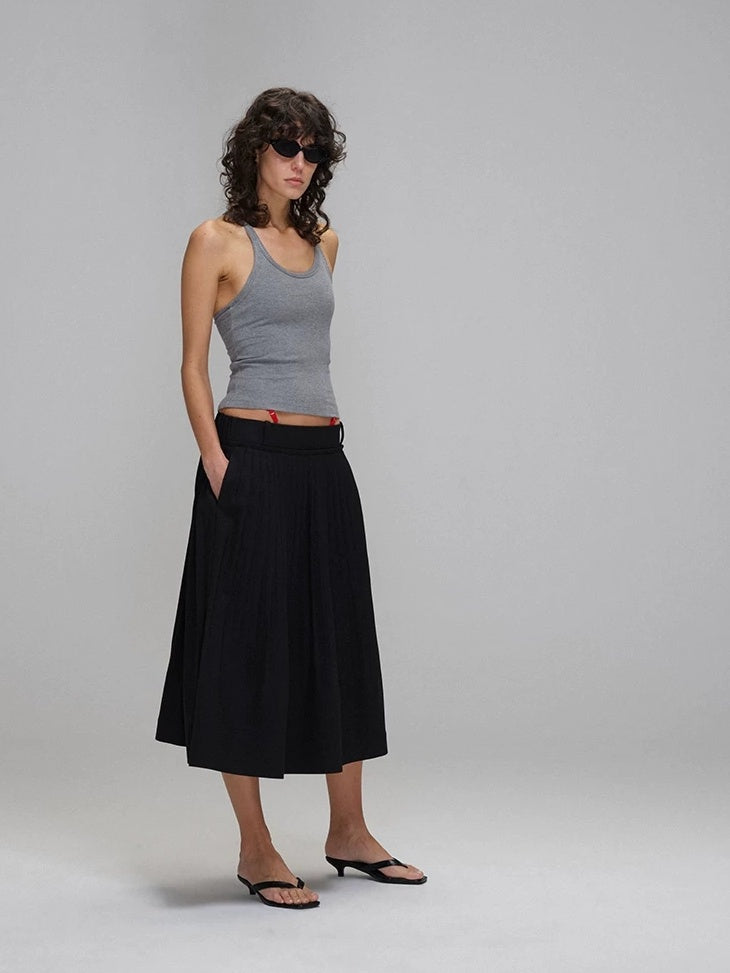 LoalaOffice Backless Padded Lyocell Original Design Slim Fit Women Tank Top Tops