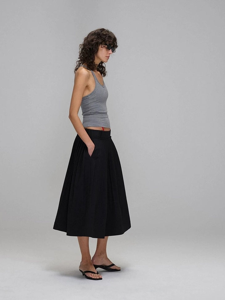 LoalaOffice Backless Padded Lyocell Original Design Slim Fit Women Tank Top Tops