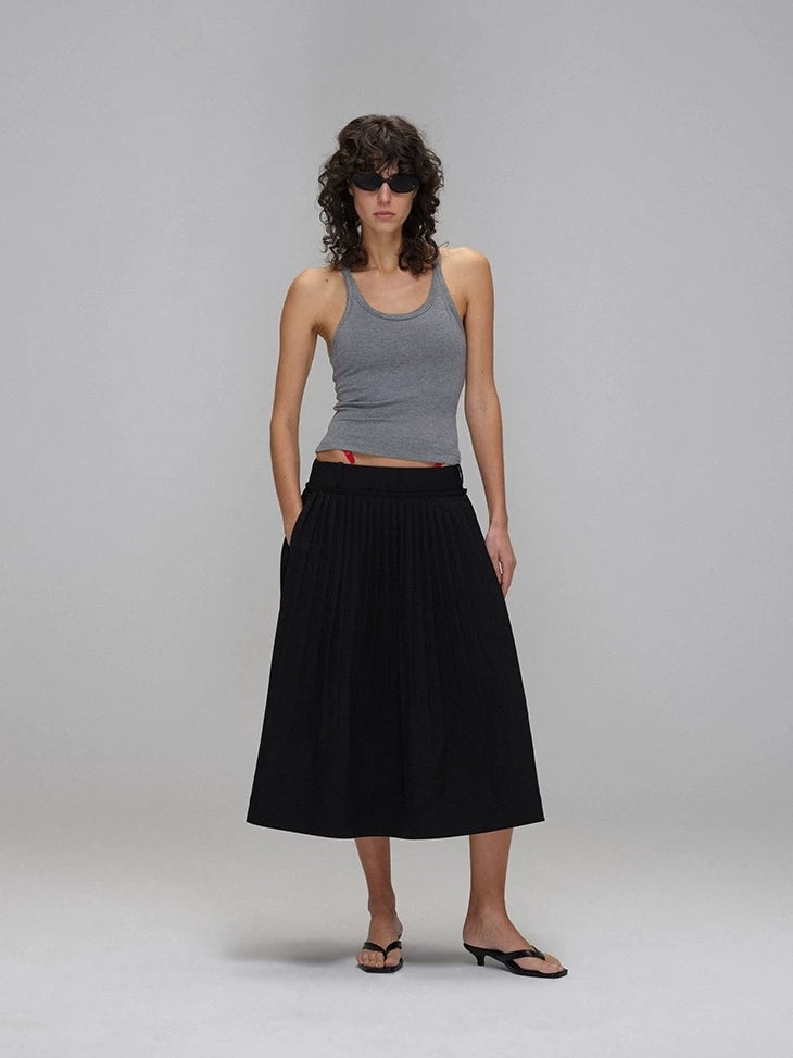 LoalaOffice Backless Padded Lyocell Original Design Slim Fit Women Tank Top Tops