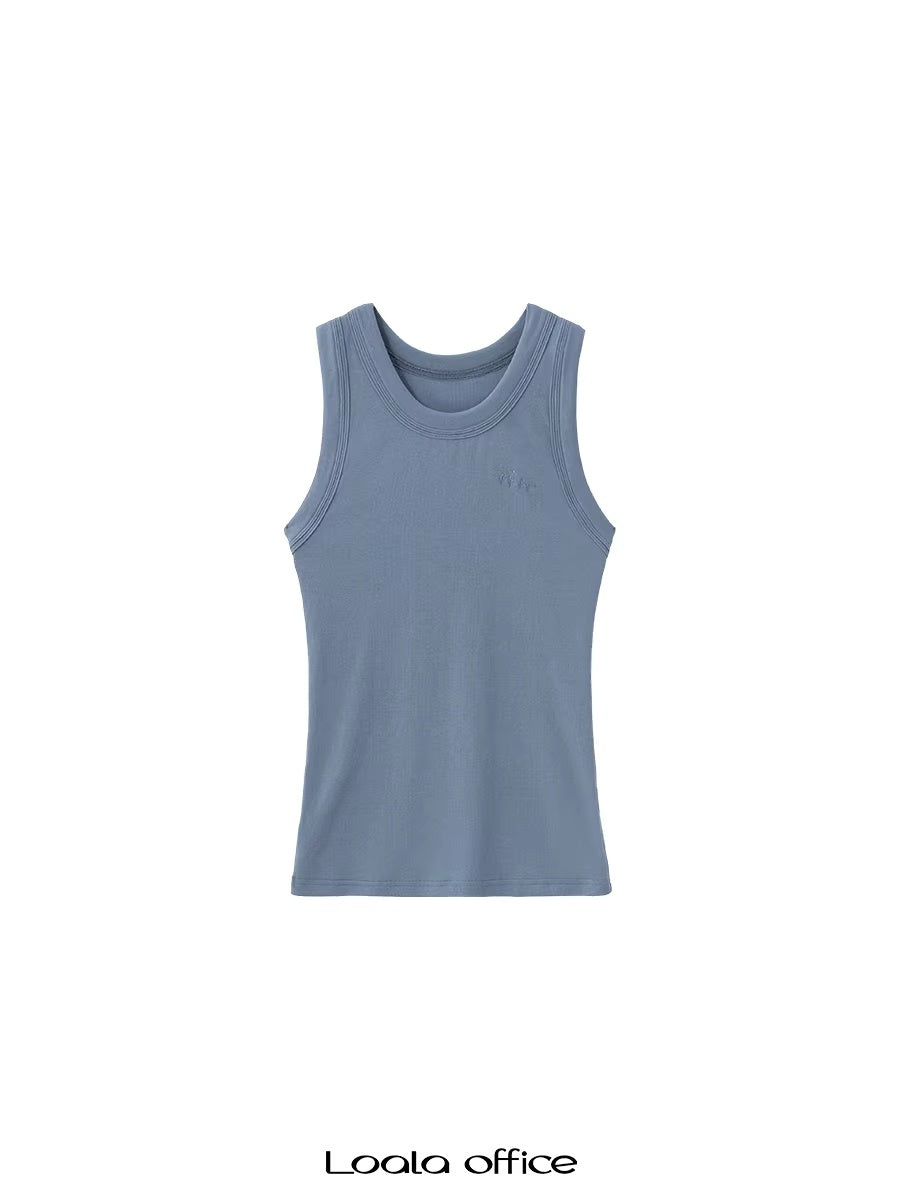 LoalaOffice_Soft_Stretch_Cotton_Slim_Fit_Strappy_Office_Chic_Womens_Tank_Tops_MISSTT