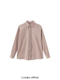 LoalaOffice_Striped_Cotton_Two_Piece_Loose_Fit_Notched_Collar_Women_Casual_Outerwear_MISSTT