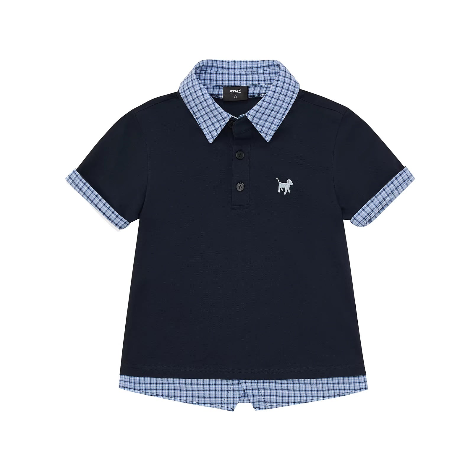 PCLP_100%_Cotton_Loose_Fit_Modern_Youth_Casual_Navy_Short_Sleeve_T-Shirt_MISSTT