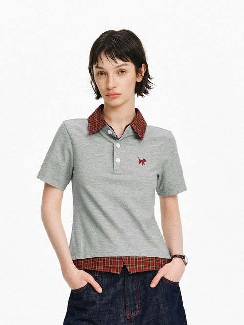 PCLP 100% Cotton Loose Fit Modern Youth Casual Navy Short Sleeve T-Shirt