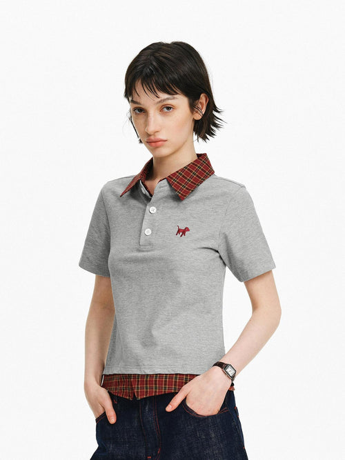 PCLP 100% Cotton Loose Fit Modern Youth Casual Navy Short Sleeve T-Shirt