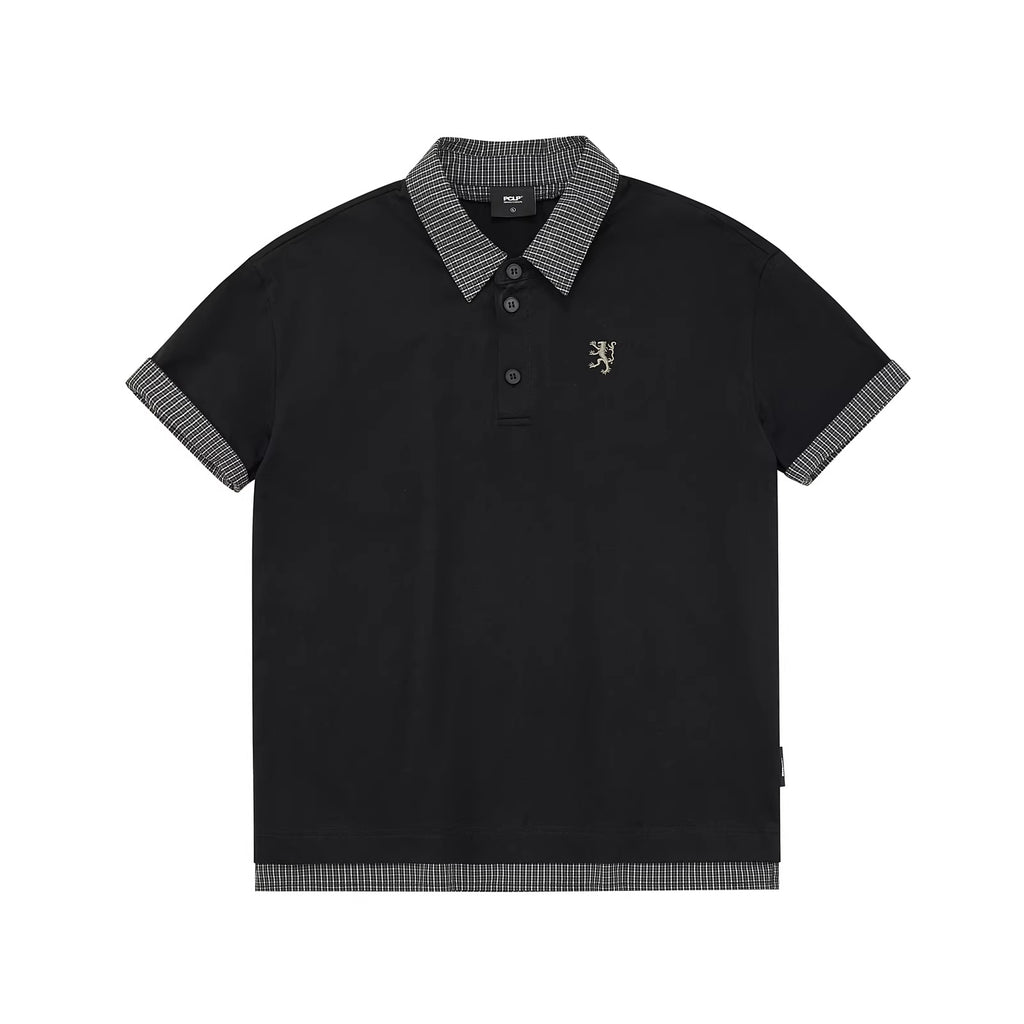 PCLP_100%_Cotton_Loose_Modern_Short_Sleeve_Casual_Women_Black_Gray_T-Shirt_MISSTT