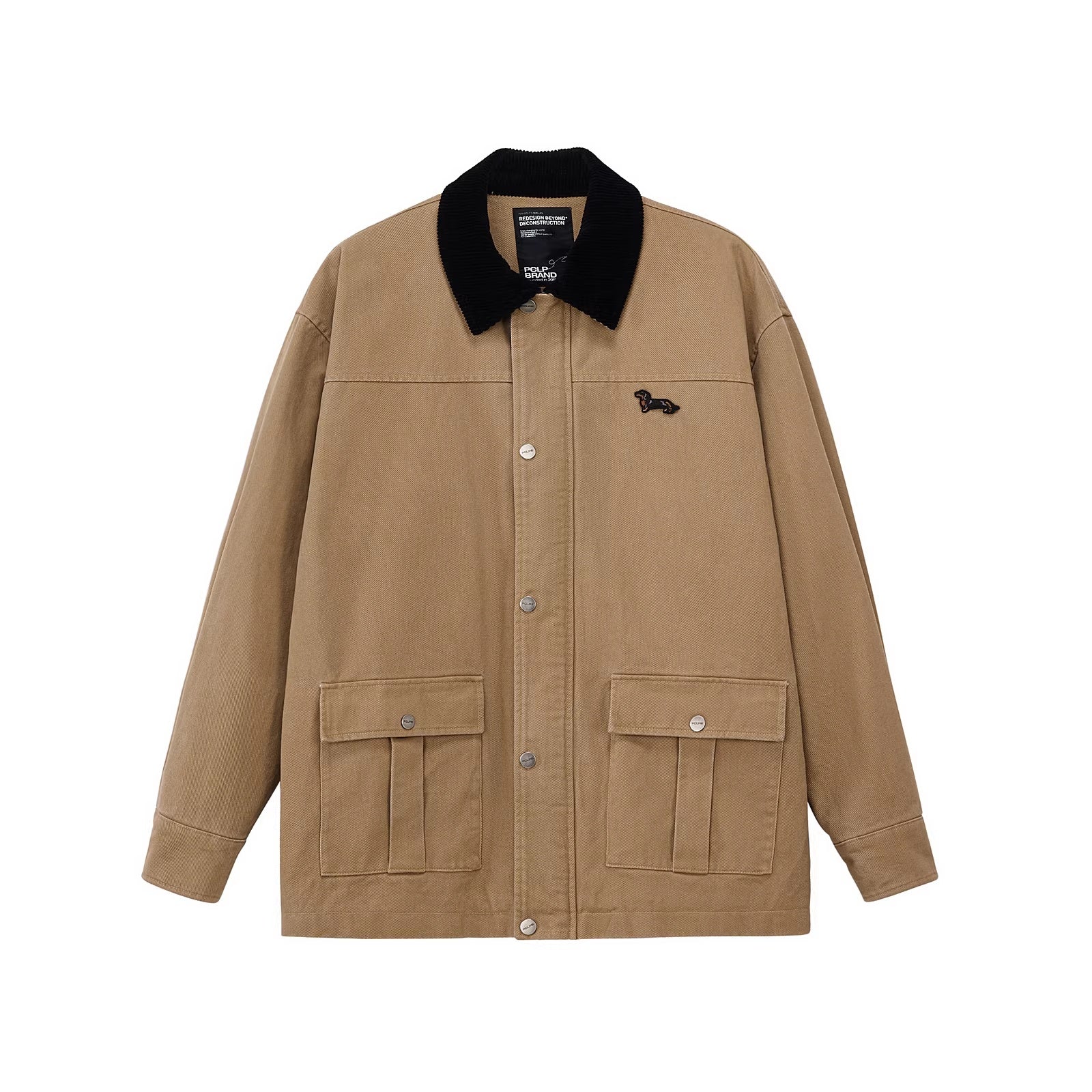 PCLP_100_Percent_Cotton_Colorblock_Relaxed_Unisex_Lapel_Zip_Jacket_MISSTT