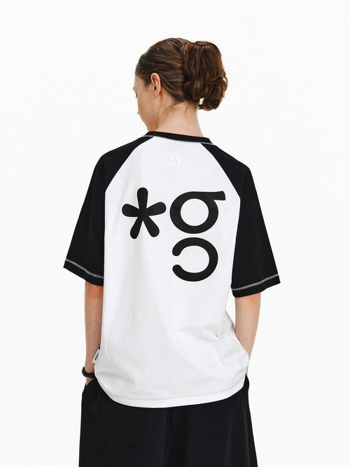 PCLP 100 Percent Cotton Loose Fit Casual Women Short Sleeve White Gray T-Shirt