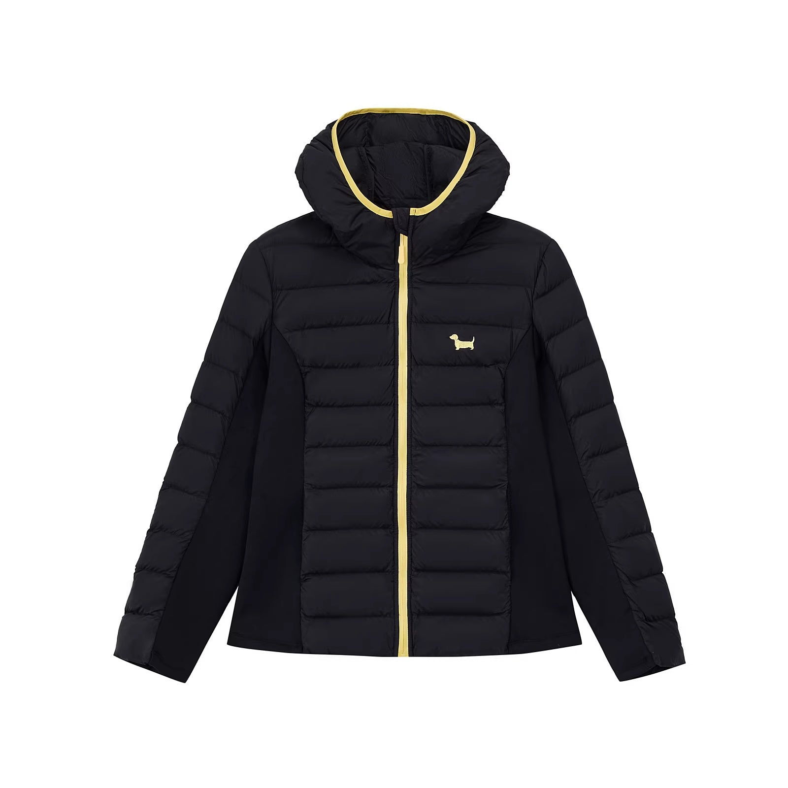 PCLP_90%_Duck_Down_Warm_Slim_Fit_Colorblock_Hooded_Women_Zipper_Down_Jacket_MISSTT