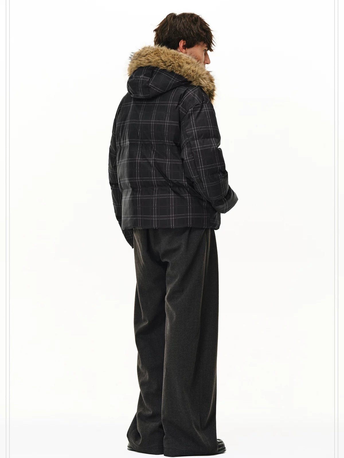 PCLP 90 Percent White Duck Down Hooded Regular Fit Women Durable Black Down Jacket