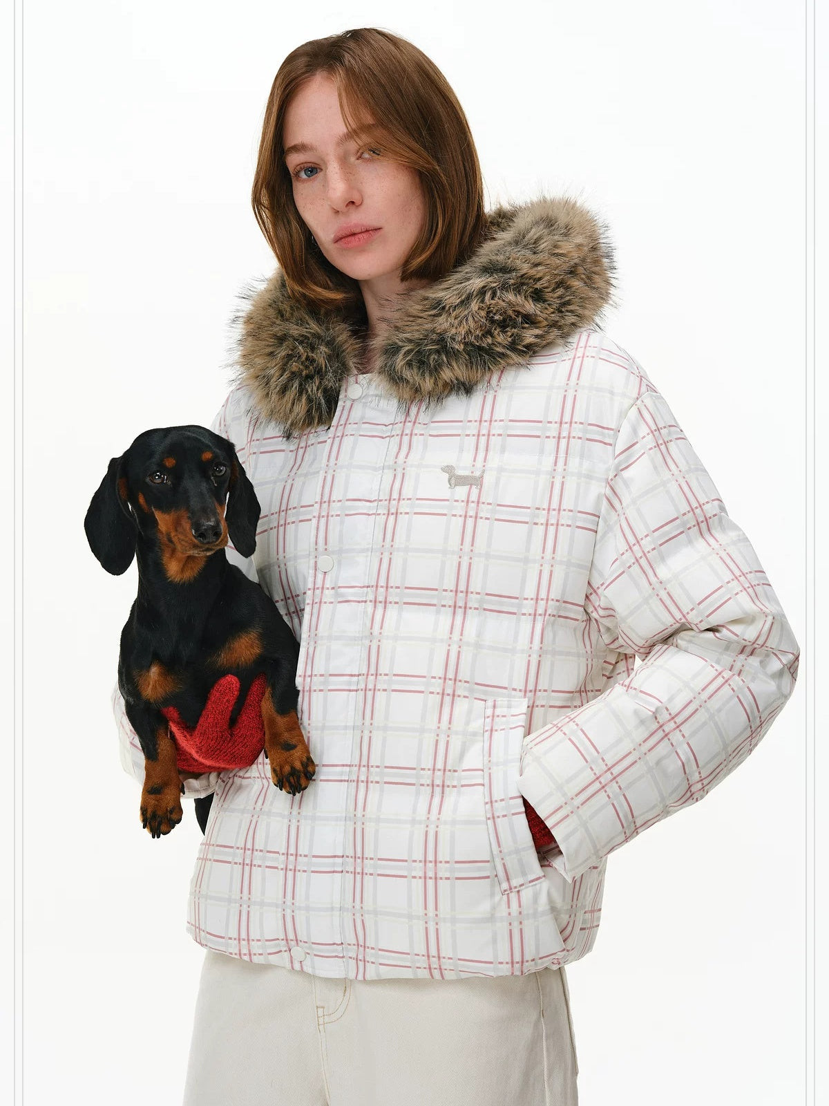 PCLP 90 Percent White Duck Down Hooded Regular Fit Women Durable Black Down Jacket