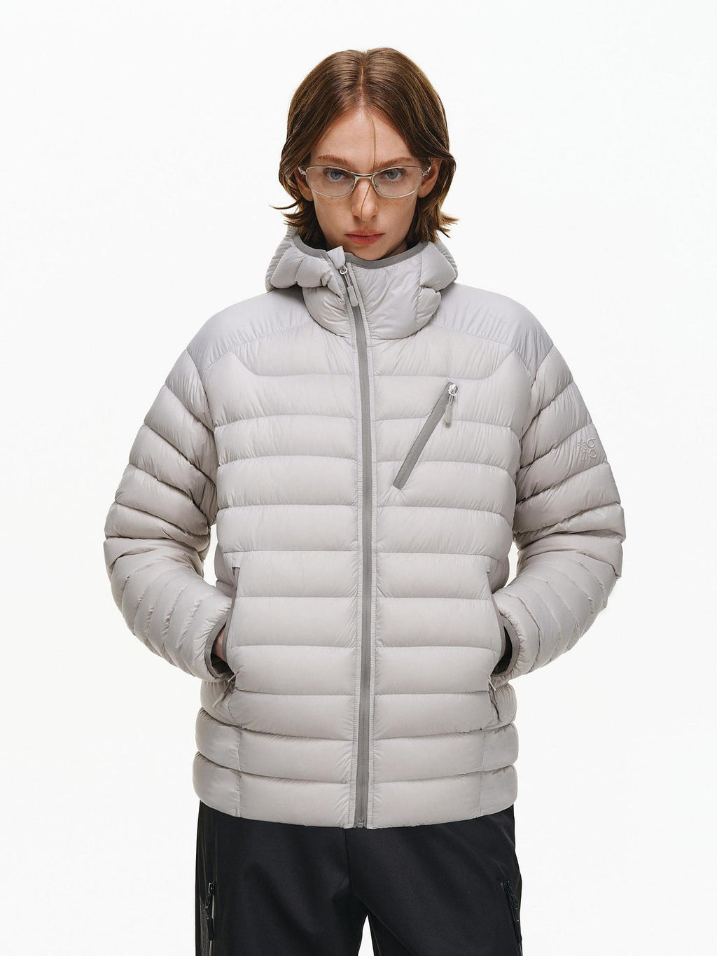 PCLP 90 Percent White Duck Down Hooded Regular Fit Women Warm Puffer Down Jacket