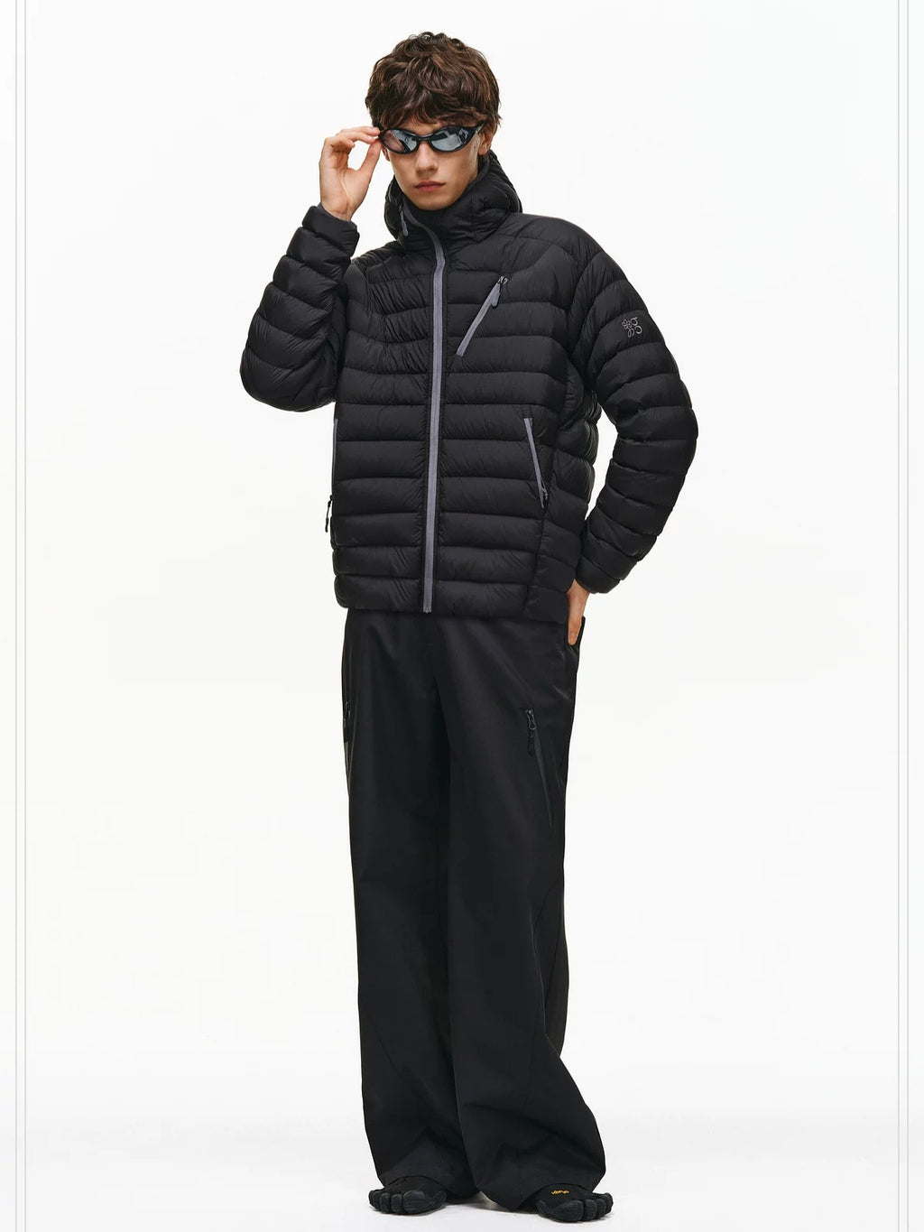 PCLP 90 Percent White Duck Down Hooded Regular Fit Women Warm Puffer Down Jacket