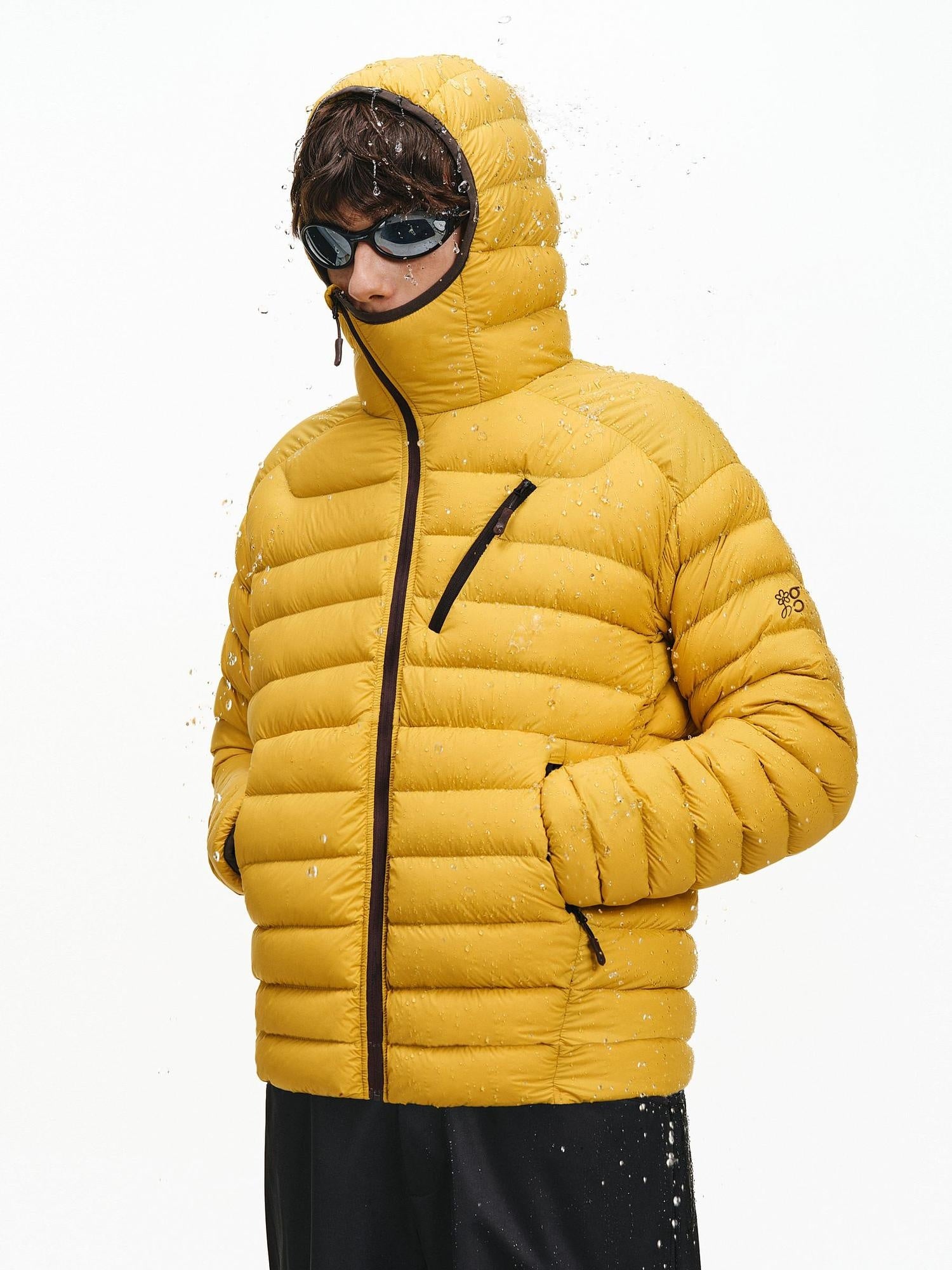 PCLP 90 Percent White Duck Down Hooded Regular Fit Women Warm Puffer Down Jacket