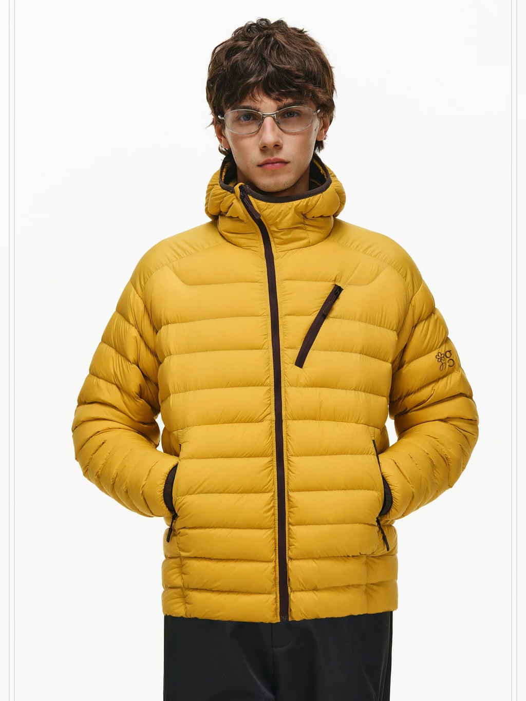 PCLP 90 Percent White Duck Down Hooded Regular Fit Women Warm Puffer Down Jacket