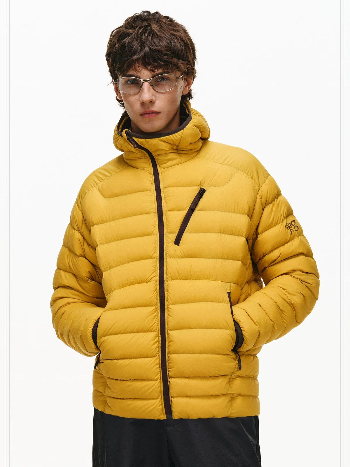 PCLP 90 Percent White Duck Down Hooded Regular Fit Women Warm Puffer Down Jacket