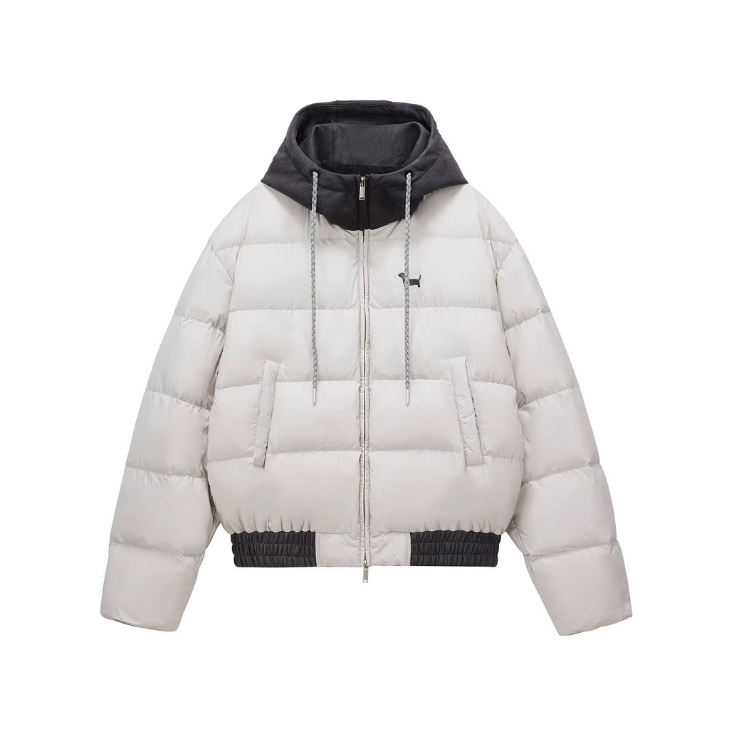 PCLP_90_Percent_White_Duck_Down_Patchwork_Hooded_Women_Nylon_Regular_Fit_Down_Jacket_MISSTT