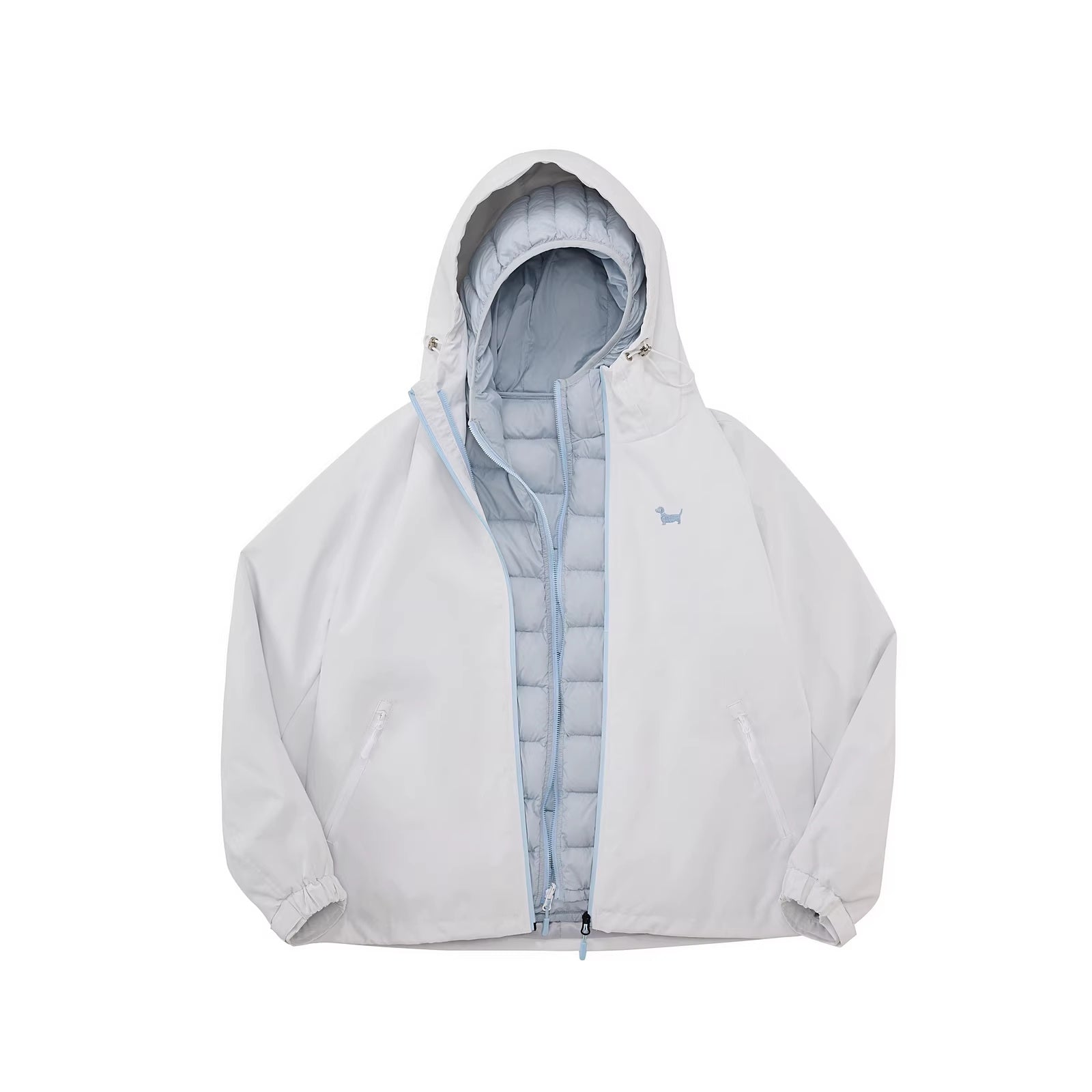 PCLP_90_Percent_White_Duck_Down_Patchwork_Loose_Hooded_Warm_Waterproof_Down_Jacket_MISSTT