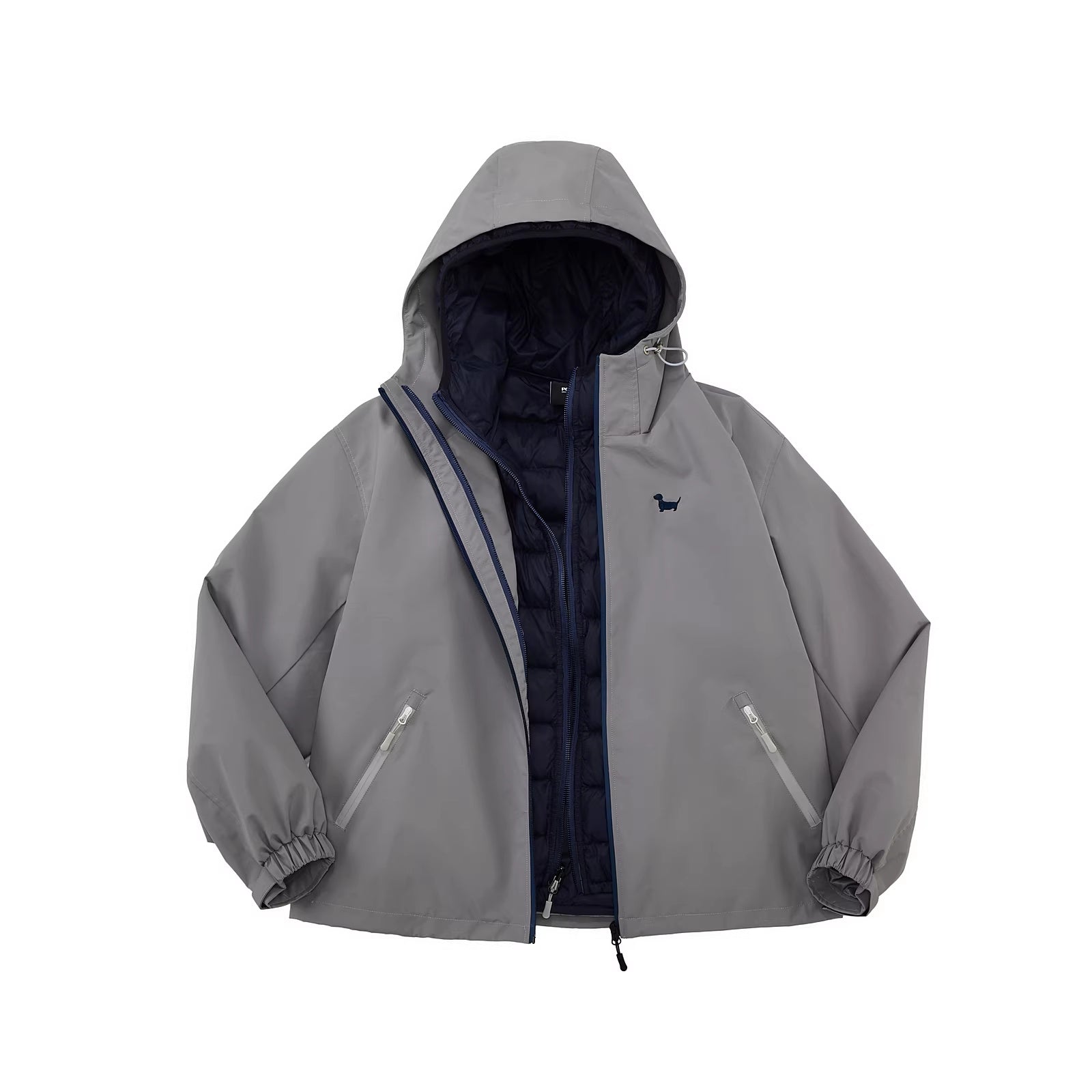 PCLP_90_Percent_White_Duck_Down_Patchwork_Loose_Hooded_Warm_Waterproof_Down_Jacket_MISSTT