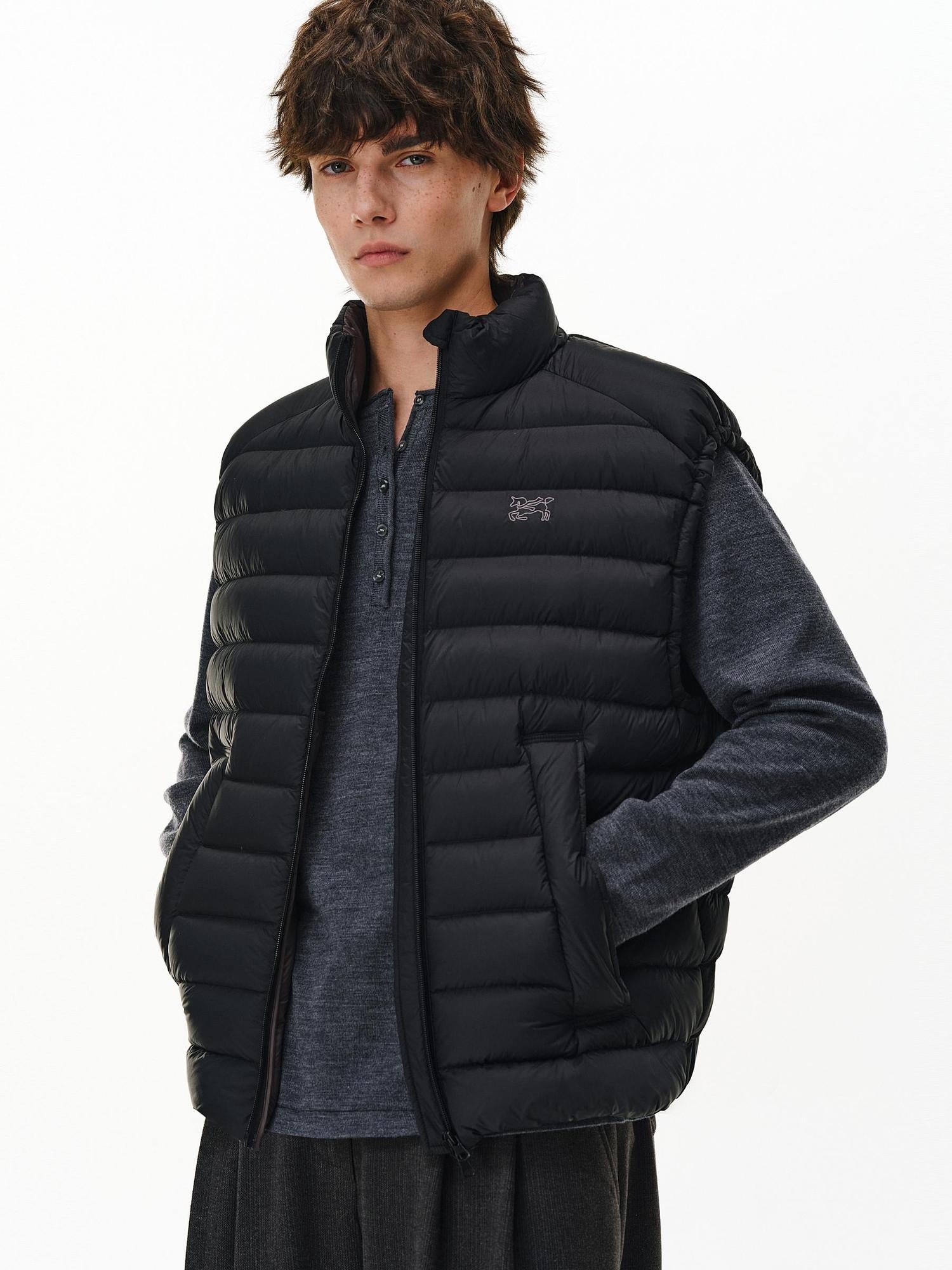 PCLP 90 Percent White Duck Down Printed Youthful Women Casual Nylon Zip Down Jacket